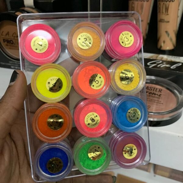avour neon loose pigments set of 12