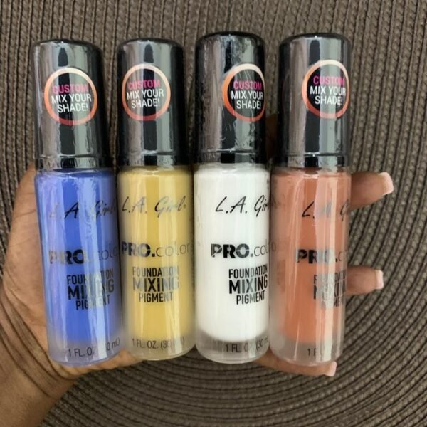 LA Girl Pro Color foundation mixing pigments