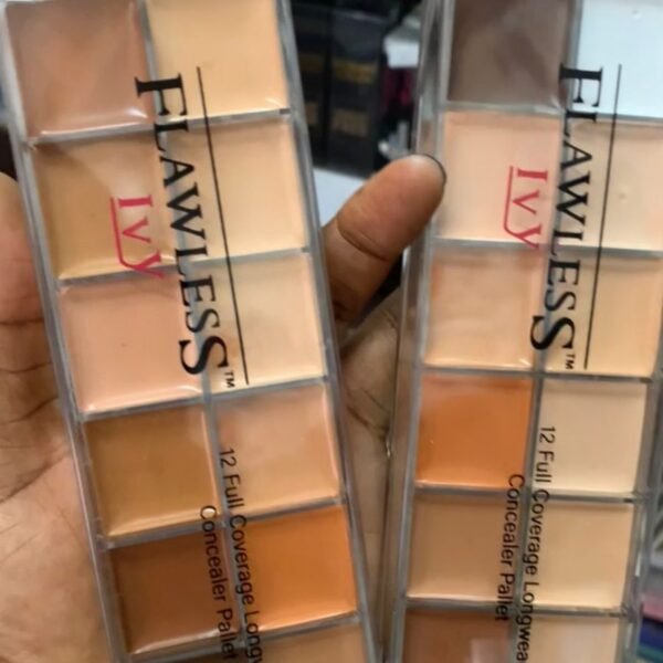 Flawless Ivy full coverage long wear 12 in 1 concealer palette