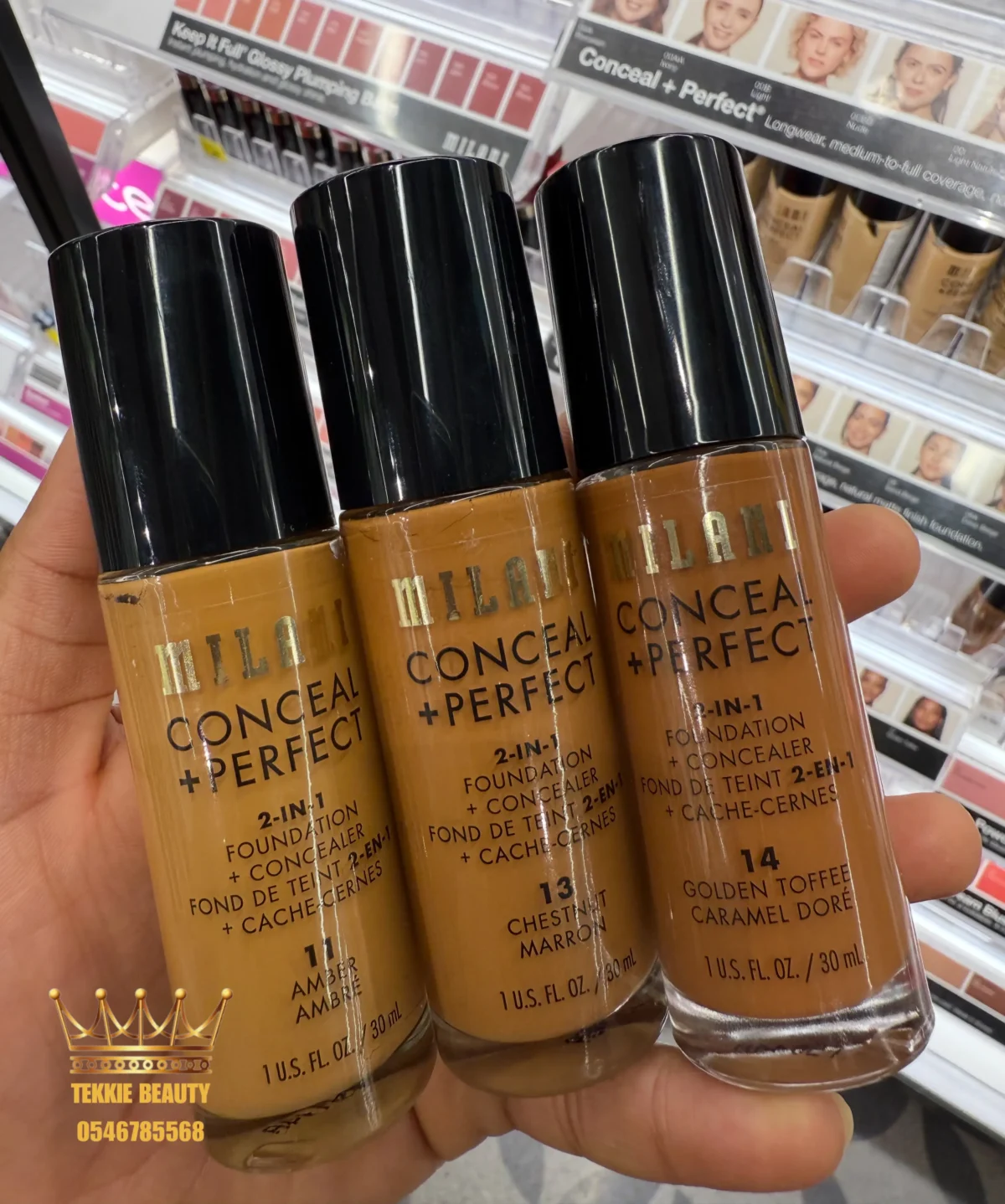 Milani foundation conceal + perfect 2 in 1 foundation + concealer - Image 1