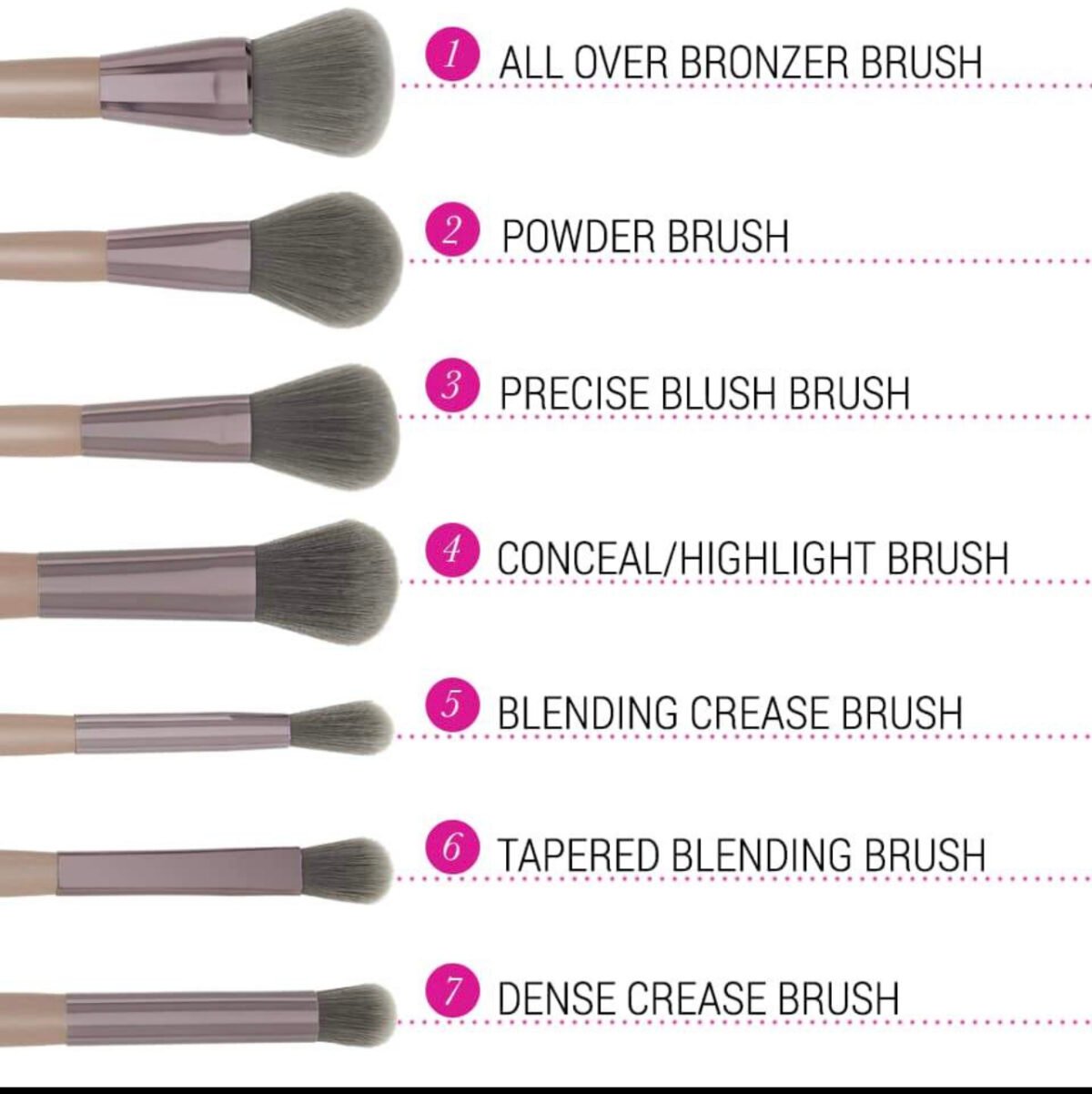 BH Cosmetics lavish elegance brush set - Image 4