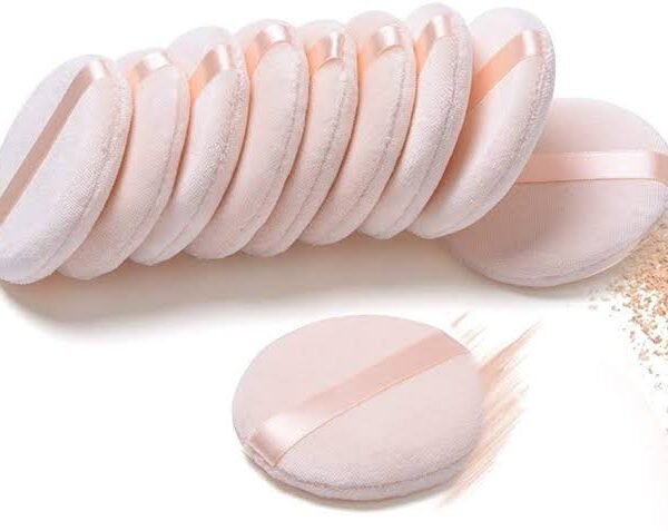 Round Powder puff - singles