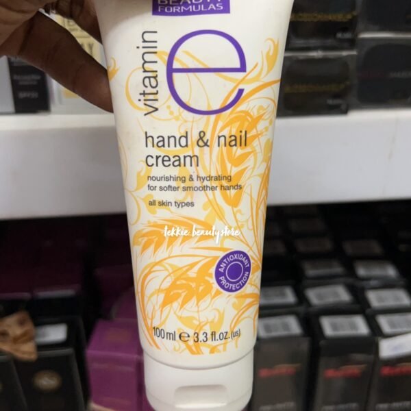 Beauty formulas vitamin e hand & nail cream