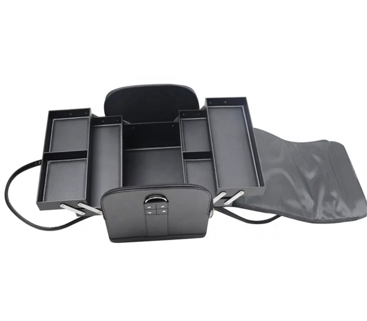 Cosmetics / Makeup bag (leather) - Image 2