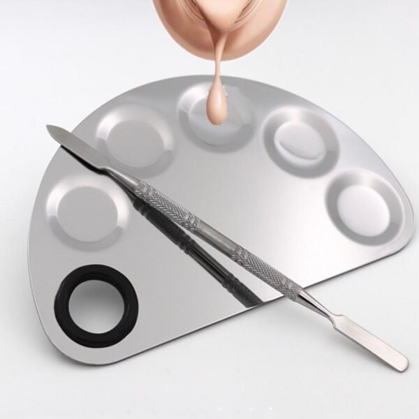 Metallic mixing plate - large