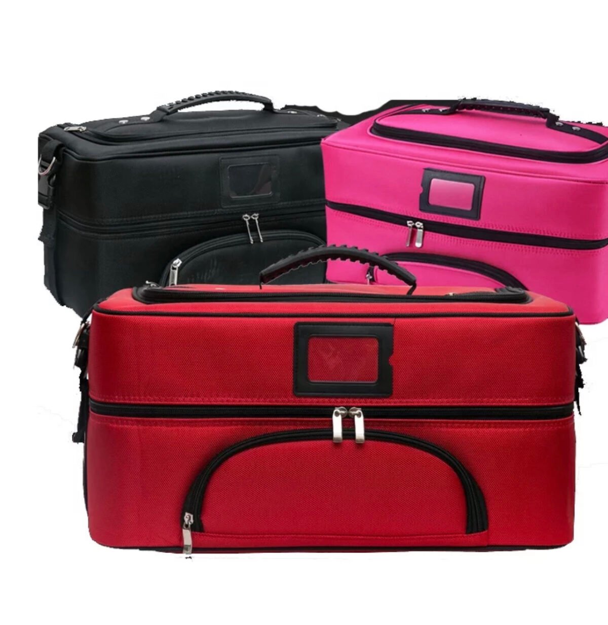 Makeup bag (large capacity) - water repelling fabric - Image 1