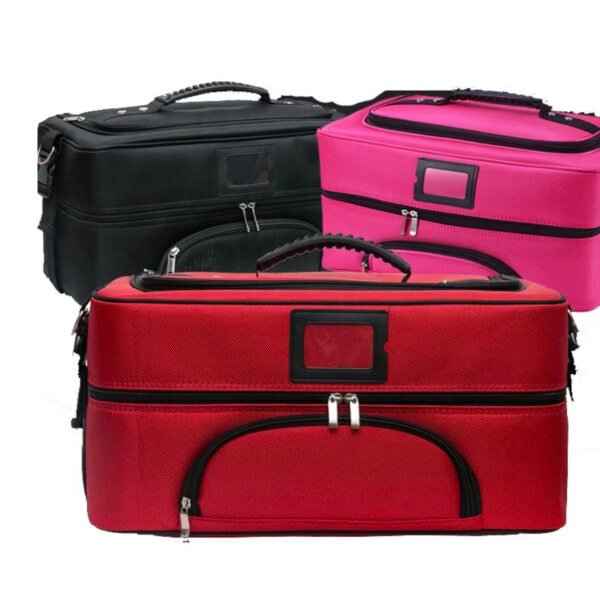 Makeup bag (large capacity) - water repelling fabric