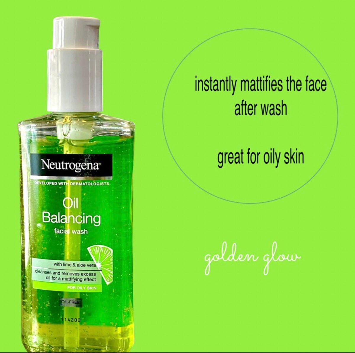 neutrogena oil balancing facial wash - Image 1