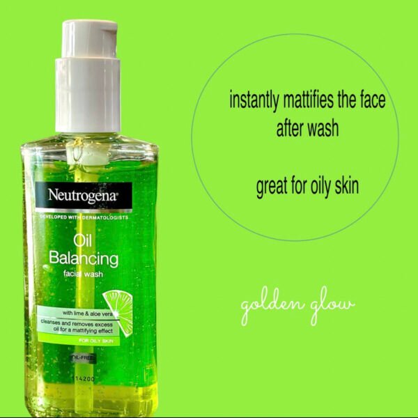 neutrogena oil balancing facial wash
