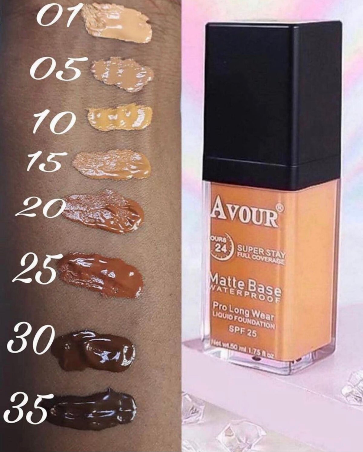 Avour Cosmetics superstay foundation - Image 2