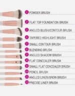 BH Cosmetics rosè romance  brush set - Image 4