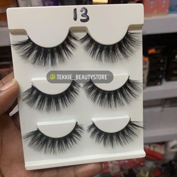 3 pairs strip eye lash pack - 13