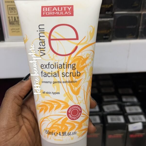 Beauty formulas vitamin e facial scrub