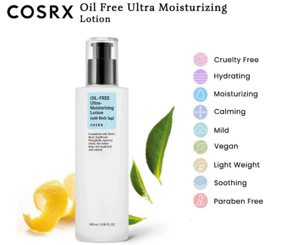 Cosrx oil free ultra moisturizing lotion - Image 2