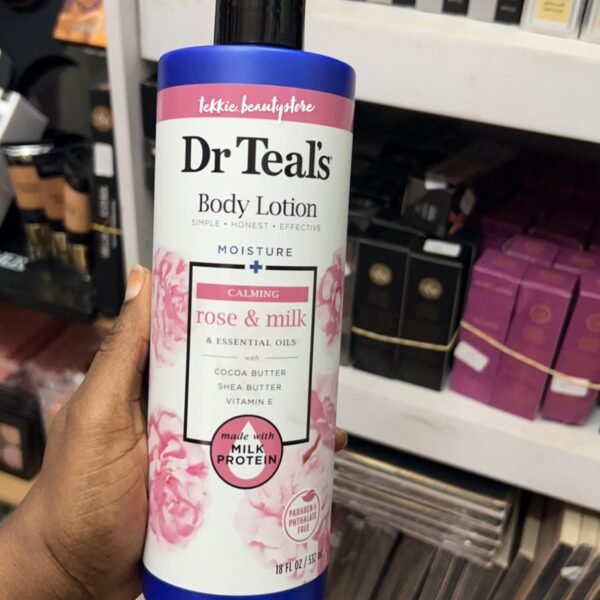 Dr Teals body lotion - rose & milk