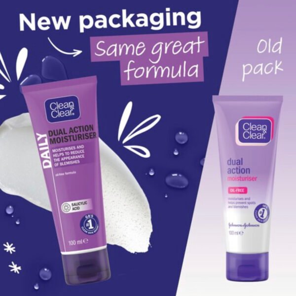 Clean & and Clear dual action moisturizer
