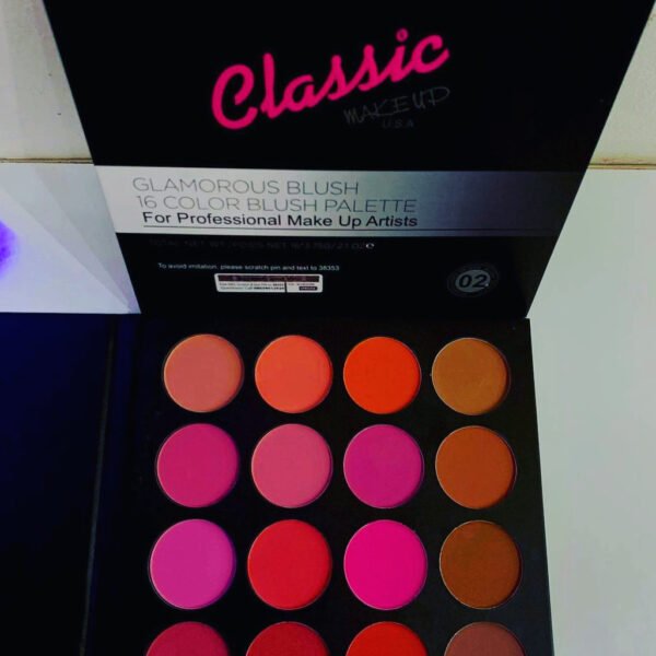 Classic blush palette