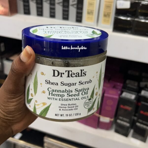 Dr Teals Shea Sugar Scrub - hemp seed oil