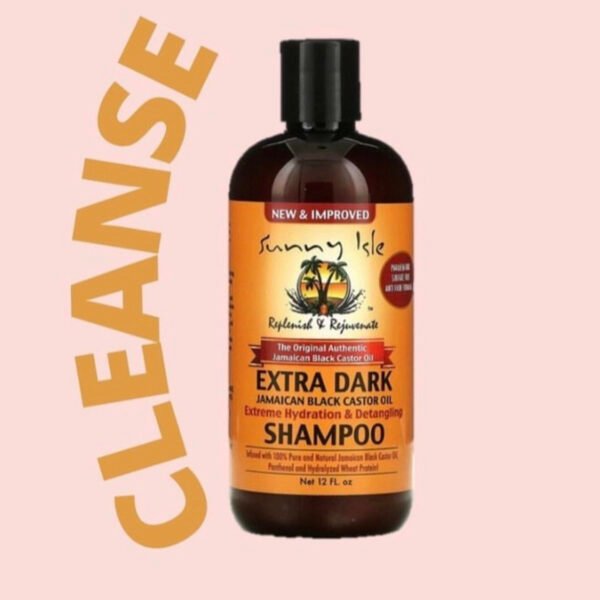 Sunny isle Jamaican black castor oil extra dark shampoo