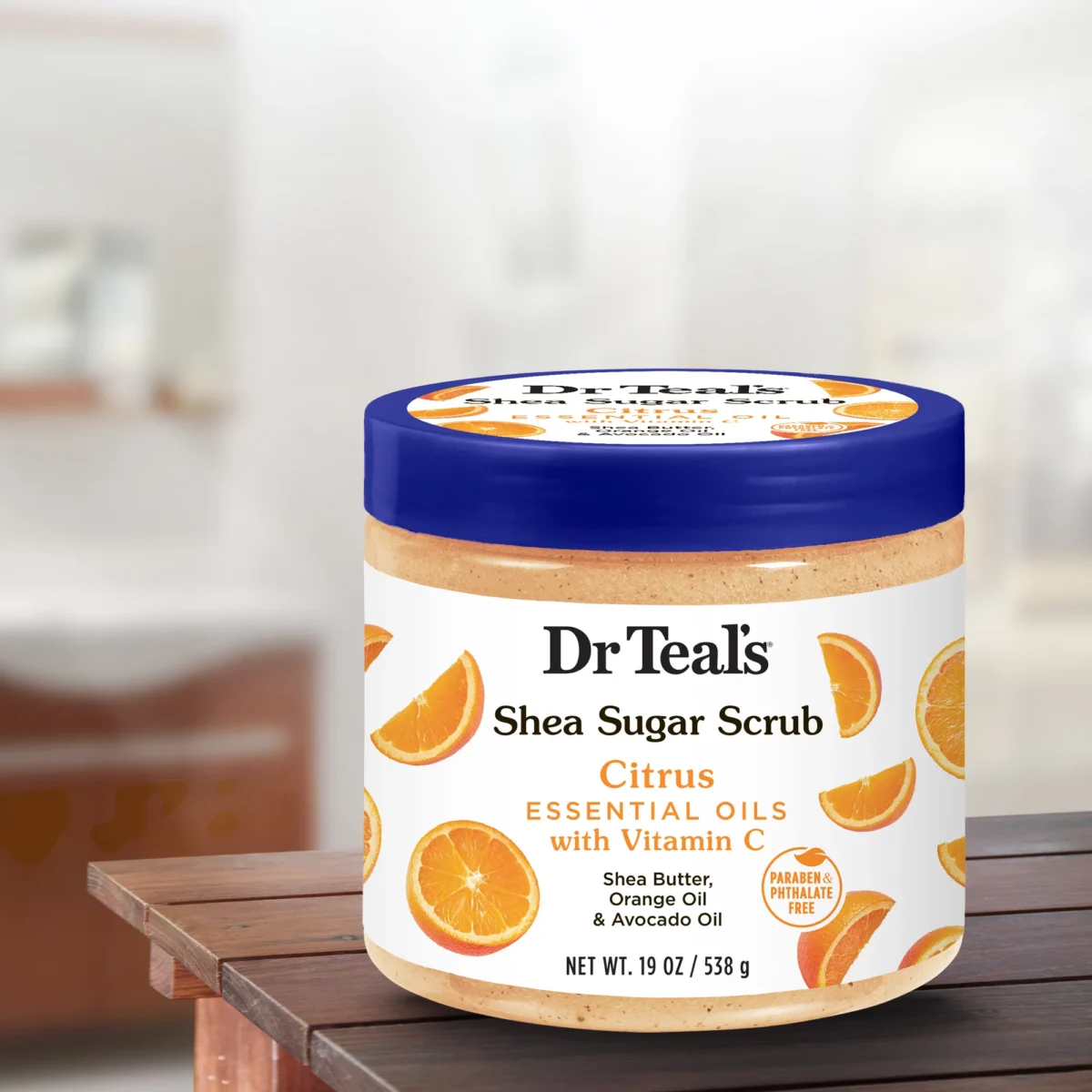 Dr Teals shea sugar scrub - citrus - Image 2
