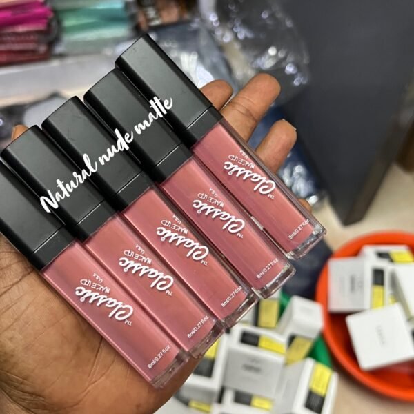 Classic matte nude lipstick - natural nude