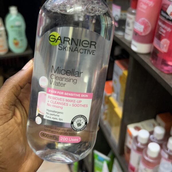 Garnier skin active micellar cleansing water even for sensitive skin - hot pink (400 ml)