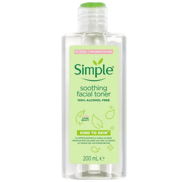 Simple soothing facial toner