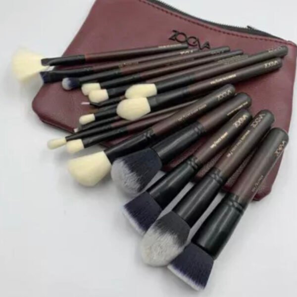 Zoeva 18 pcs brush set (wine)