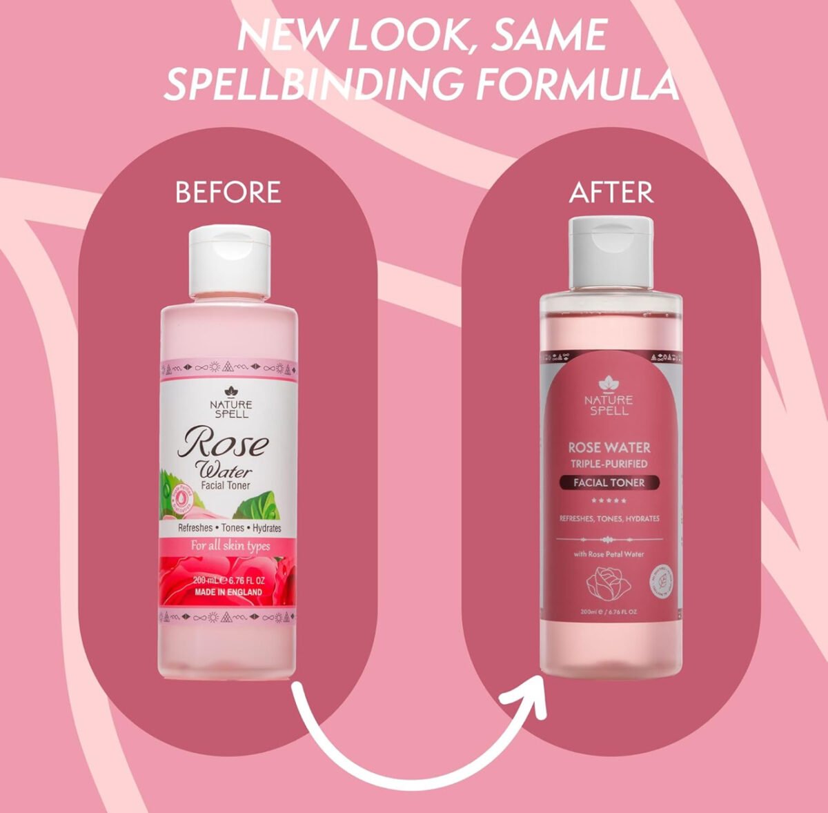Nature spell triple purified rose water toner - Image 1