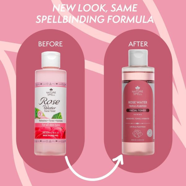 Nature spell triple purified rose water toner