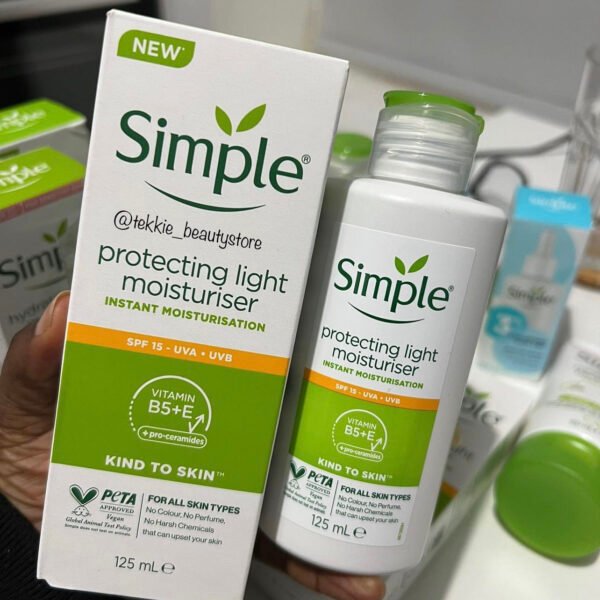 Simple protecting light moisturizer with sunscreen | spf | uva | uvb