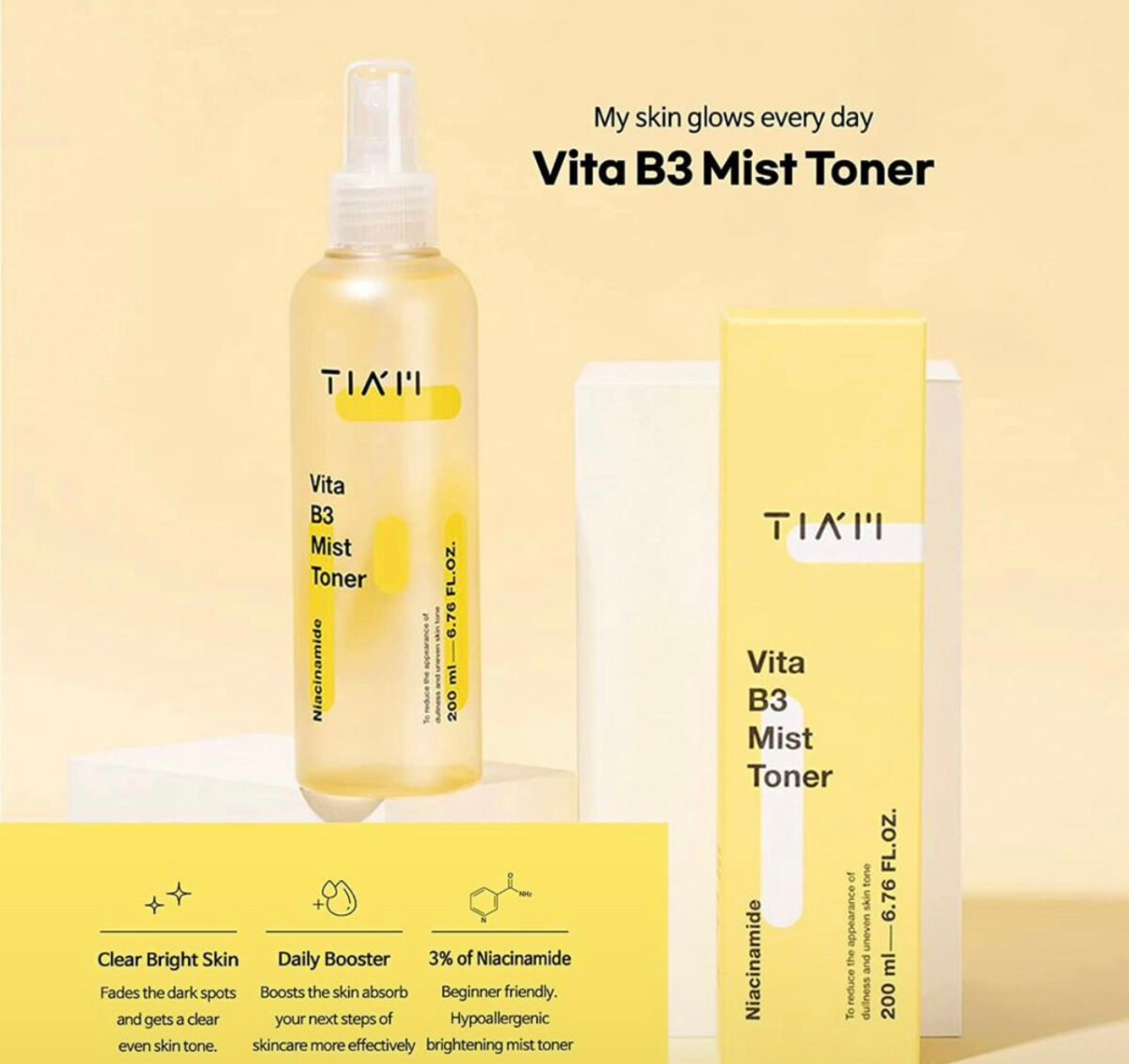 TIAM vita b3 mist toner - Image 1