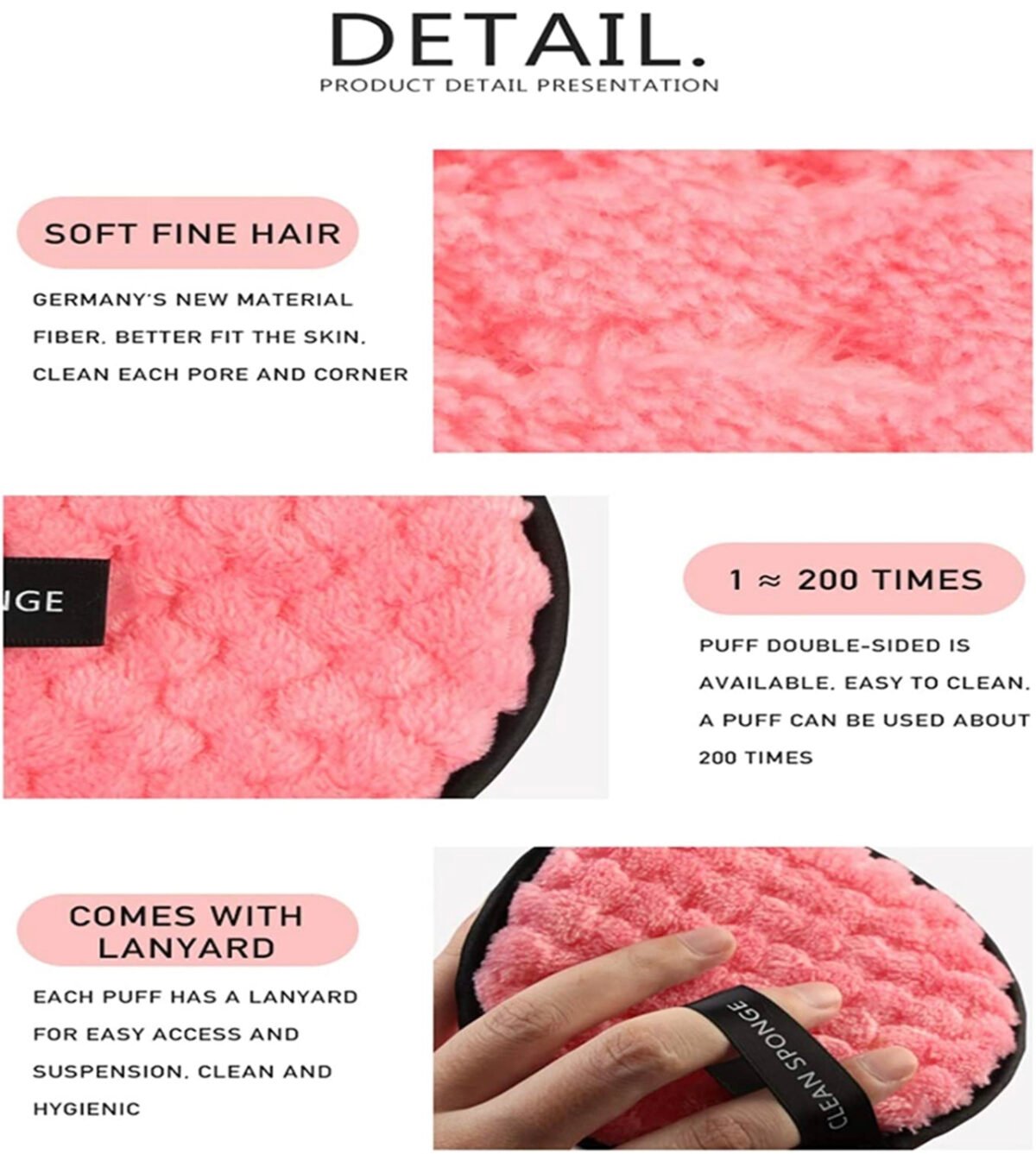 Clean sponge - makeup application and removal sponge - Image 3