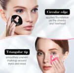 triangular makeup powder puff - Image 3