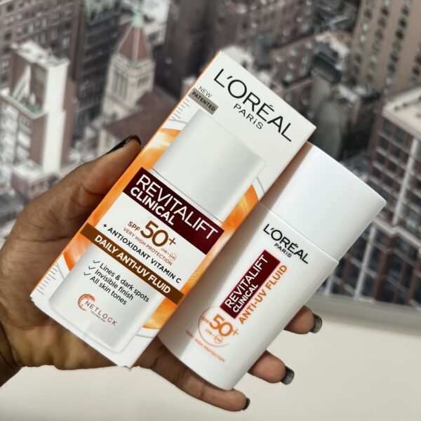 L’Oréal Paris Revitalift Clinical SPF 50+ AntiOxidant Vitamin C Daily Anti-UV Fluid Sunscreen Loreal