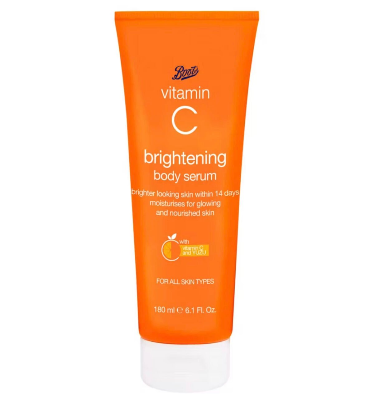 Boots Vitamin C brightening body serum 180ml - Image 1