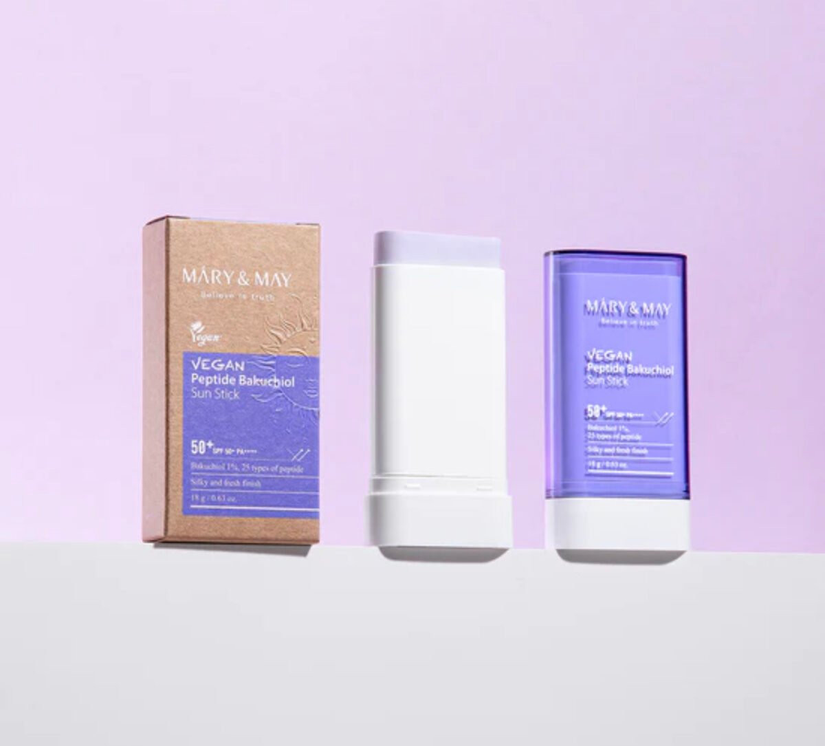 Mary And May Vegan Peptide Bakuchiol Sunstick spf50 - Image 1