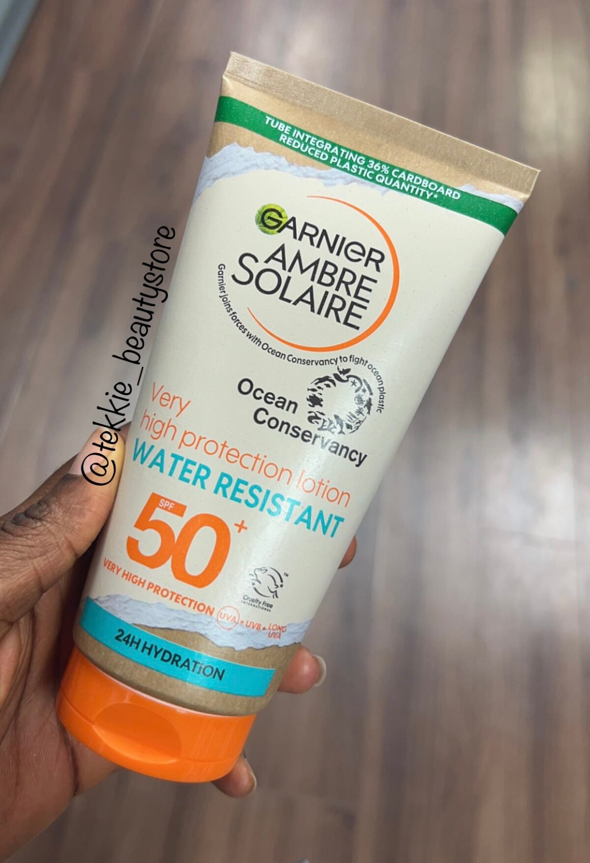 Garnier Ambre Solaire Eco Design Sun Protection Lotion SPF50 Sunscreen - Image 1