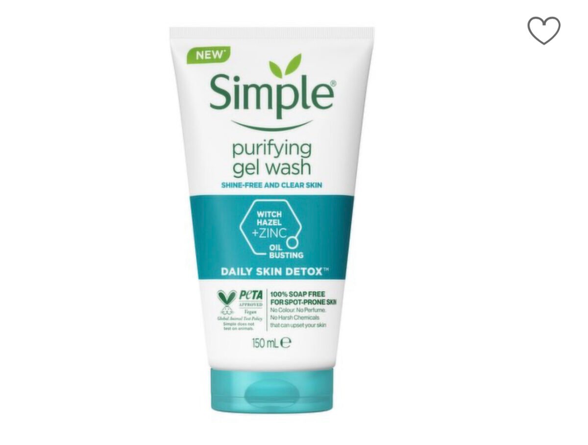 SIMPLE DAILY SKIN DETOX FACIAL WASH PURIFYING 150 ML - Image 1