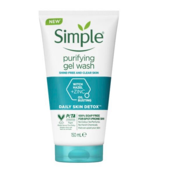 SIMPLE DAILY SKIN DETOX FACIAL WASH PURIFYING 150 ML
