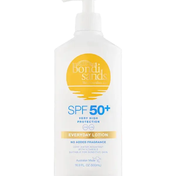 Bondi Sands SPF 50+ Fragrance Free Everyday Sunscreen Lotion Pump Pack 500ml UK