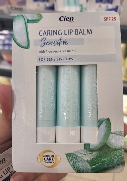 Cien sensitive lip balm with sunscreen spf 25