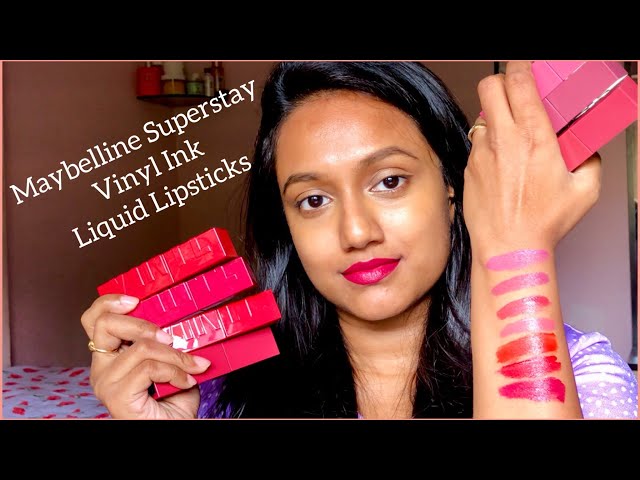 MAYBELLINE Superstay Vinyl Ink Liquid Lipstick Beauty Make-Up VEGAN ~CHOOSE~