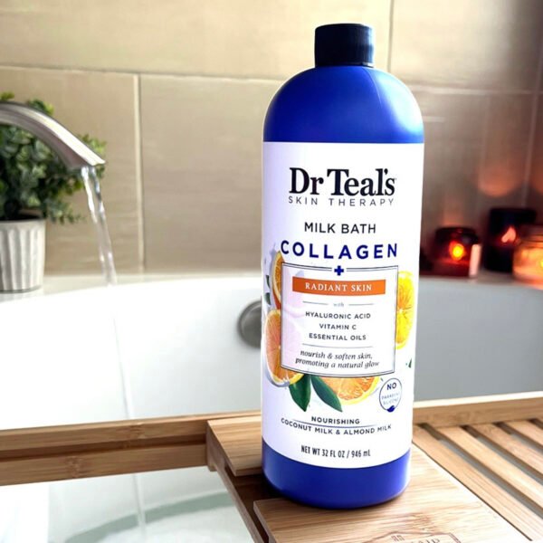 Dr Teals Skin Therapy Collagen + Radiant Skin Milk Bath, 32 fl oz