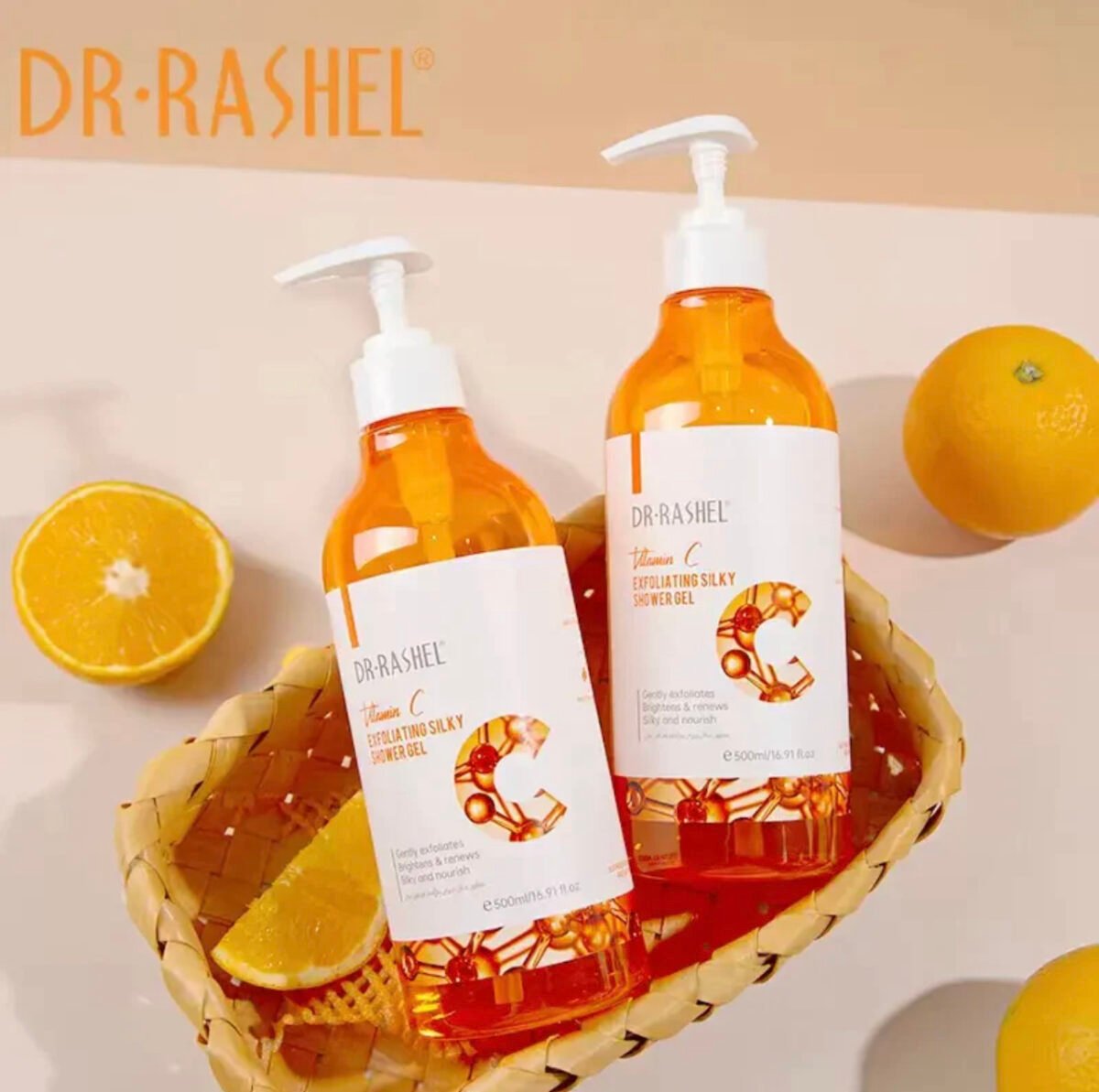 Dr. Rashel Vitamin C Exfoliating Silky Shower Gel - Image 1