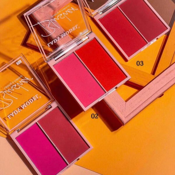 Lady model blush palette