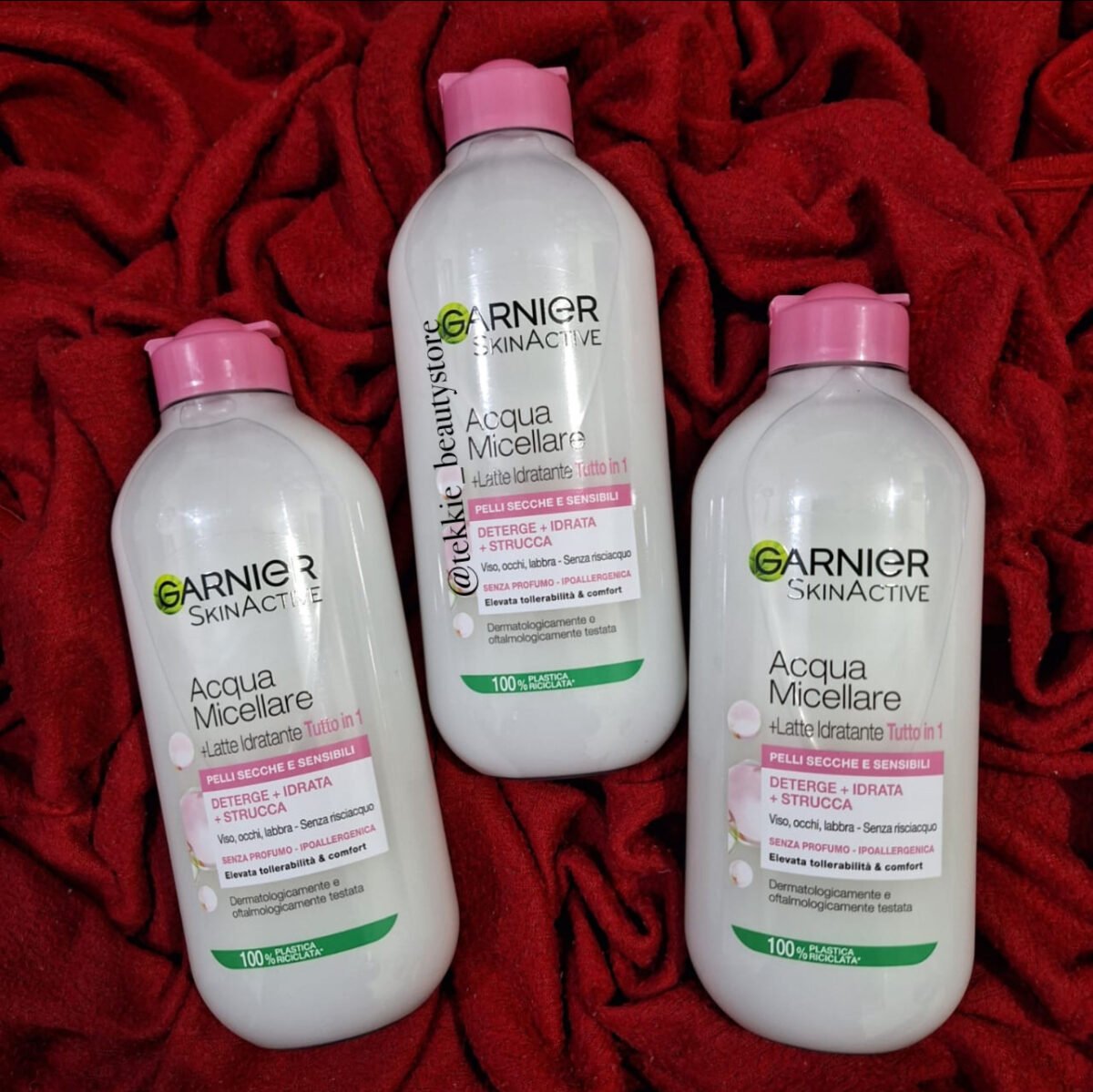 Garnier skin active micellar Milky Cleansing Water for dry and sensitive skin - Image 1