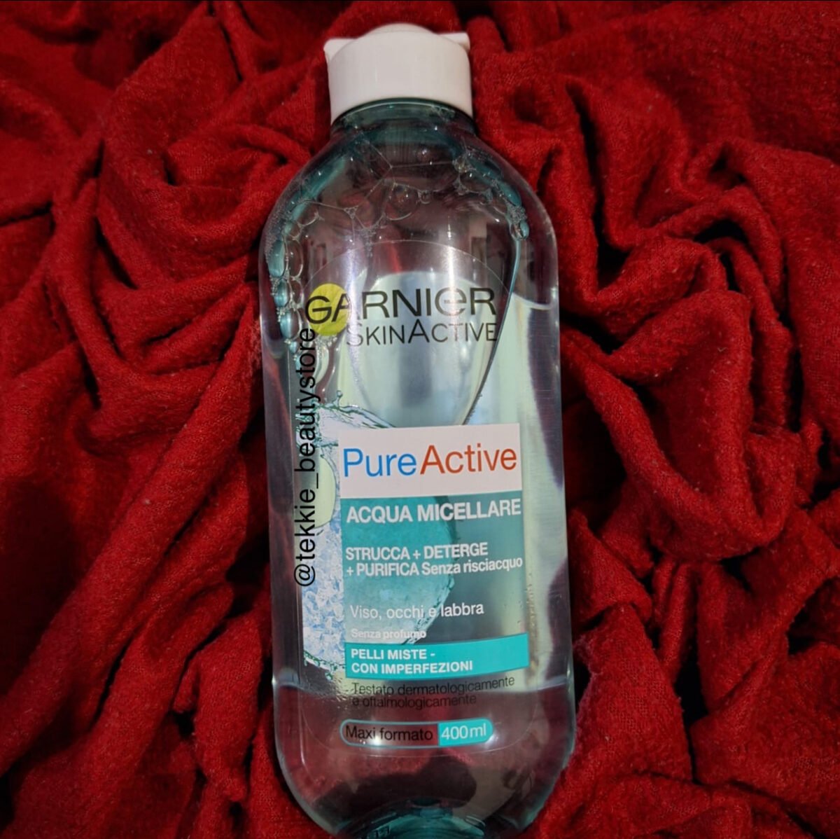 Garnier SkinActive Pure Active Micellar Cleansing Water 400 ml - Image 1