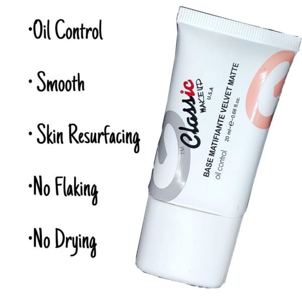 Classic Makeup Velvet Matte Oil Block Face Primer- Tube