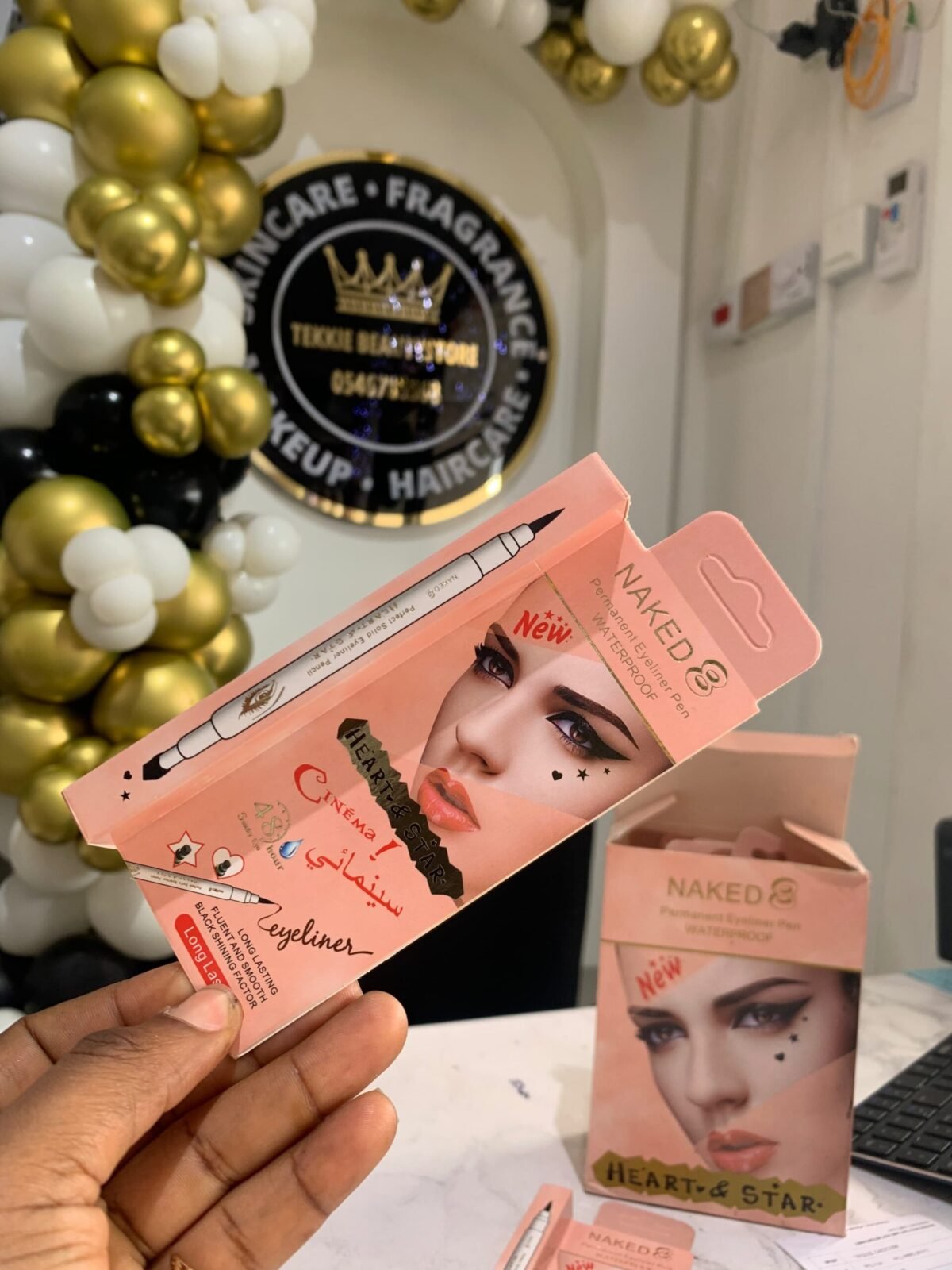 Naked 8 Felt tip eyeliner + stamp - Image 1